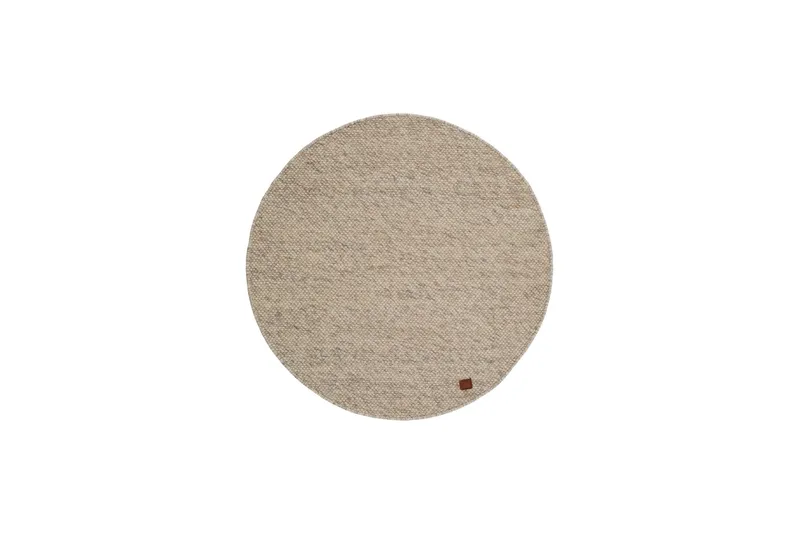 Skagen Ullmatta 160 cm Rund, Sandmelange