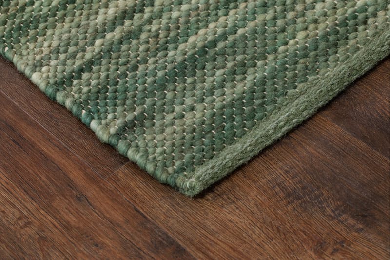 Skagen Ullmatta 160x230 cm Rektangulär - Grönmelange - Textil & mattor - Mattor - Modern matta - Ullmatta