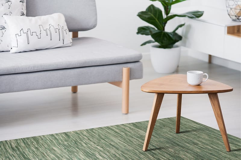 Skagen Ullmatta 160x230 cm Rektangulär - Grönmelange - Textil & mattor - Mattor - Modern matta - Ullmatta
