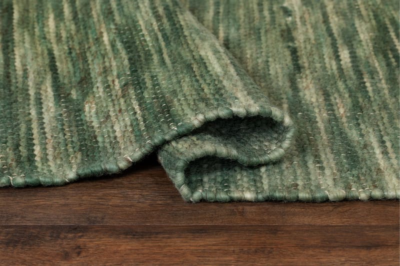 Skagen Ullmatta 160x230 cm Rektangulär - Grönmelange - Textil & mattor - Mattor - Modern matta - Ullmatta