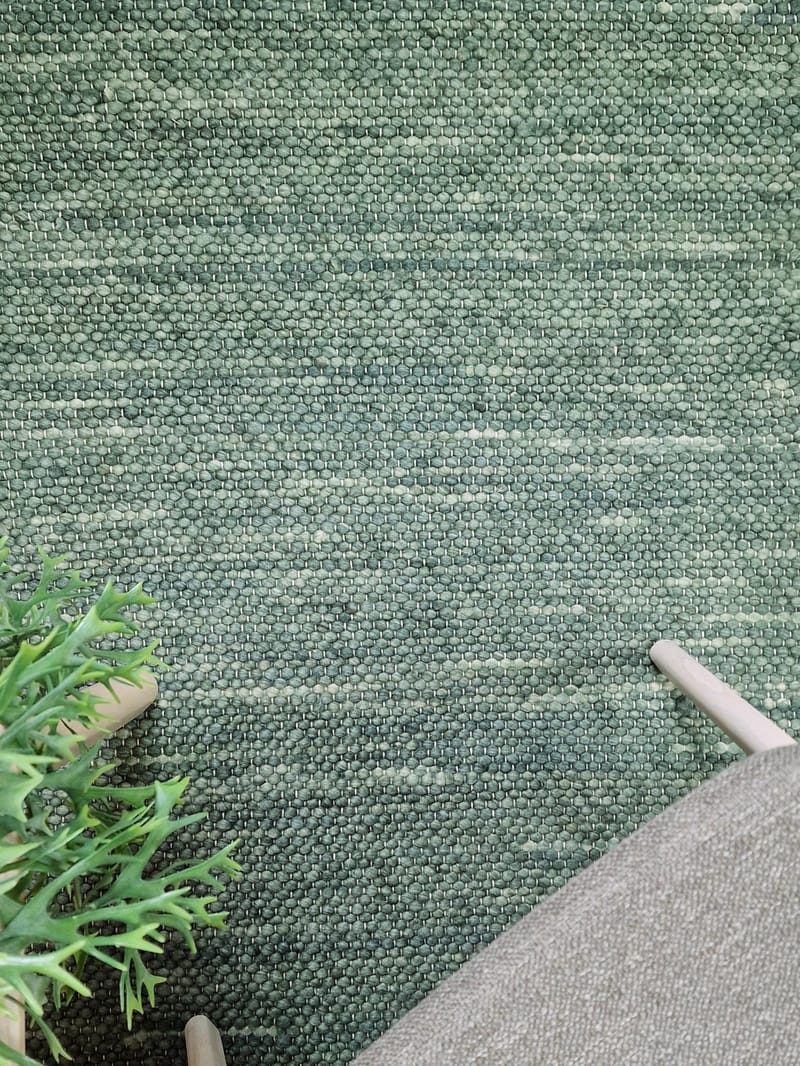 Skagen Ullmatta 160x230 cm Rektangulär - Grönmelange - Textil & mattor - Mattor - Modern matta - Ullmatta