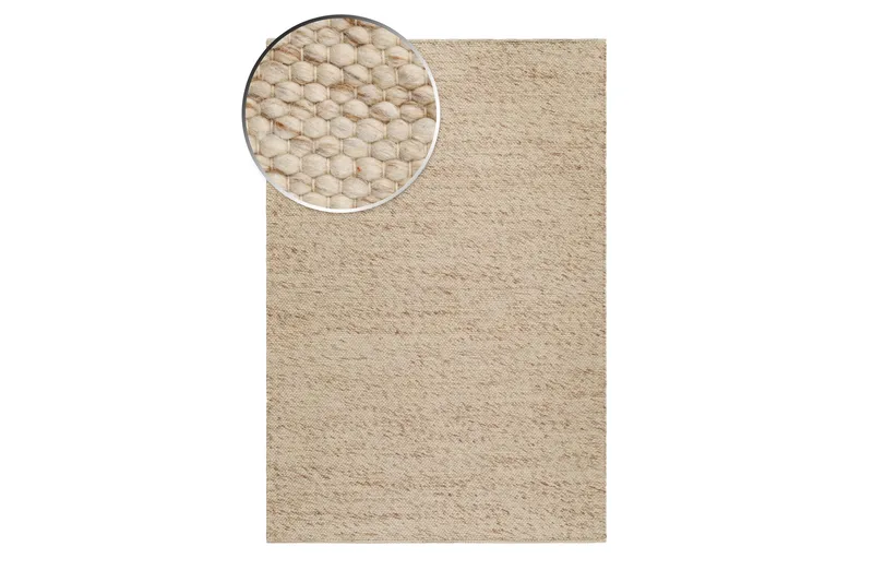 Skagen Ullmatta 160x230 cm Rektangulär - Naturmelange - Textil & mattor - Mattor - Modern matta - Ullmatta