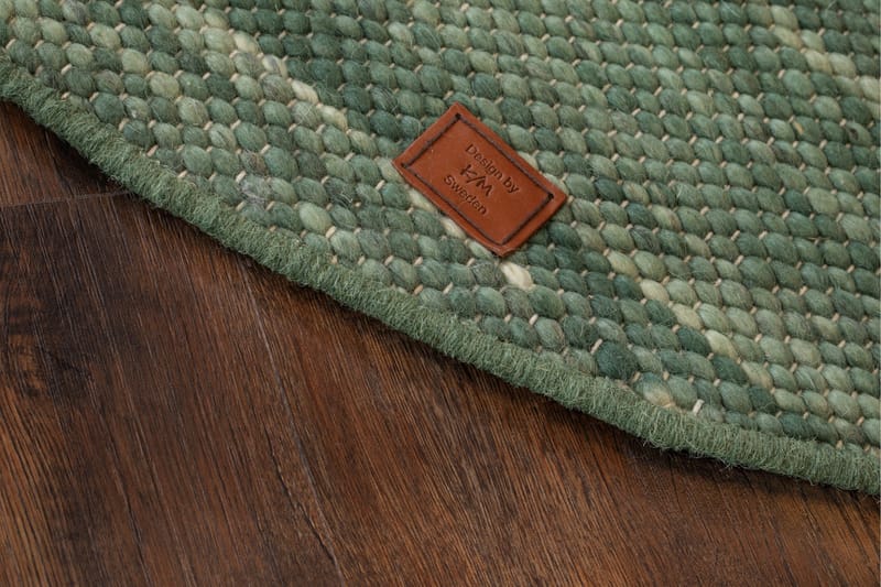 Skagen Ullmatta 200 cm Rund - Grönmelange - Textil & mattor - Mattor - Modern matta - Ullmatta
