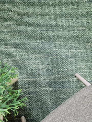 Skagen Ullmatta 240 cm Rund - Grönmelange - Textil & mattor - Mattor - Modern matta - Ullmatta