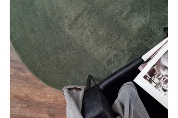 Soft Wiltonmatta 120 cm Rund - Smaragdgrön - Textil & mattor - Mattor - Modern matta - Wiltonmattor