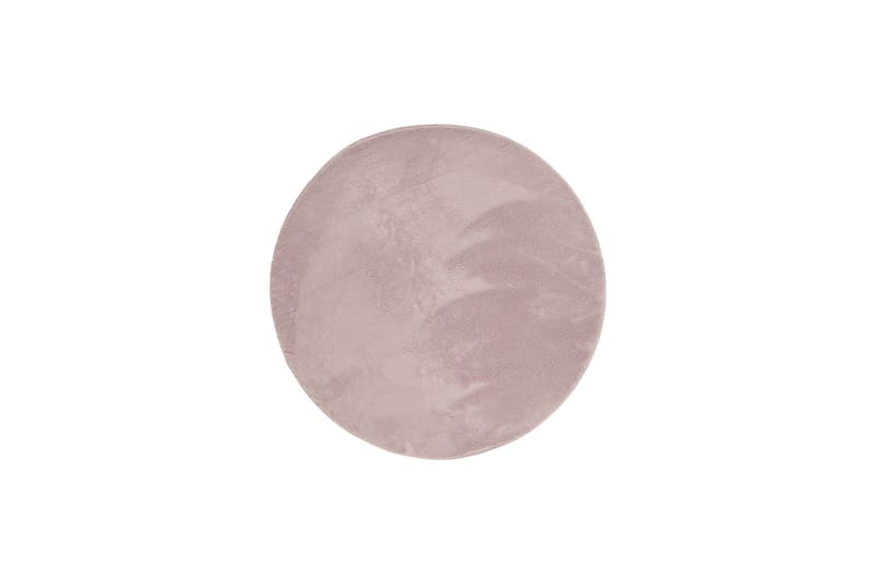 Soft Wiltonmatta 200 cm Rund, Rosa