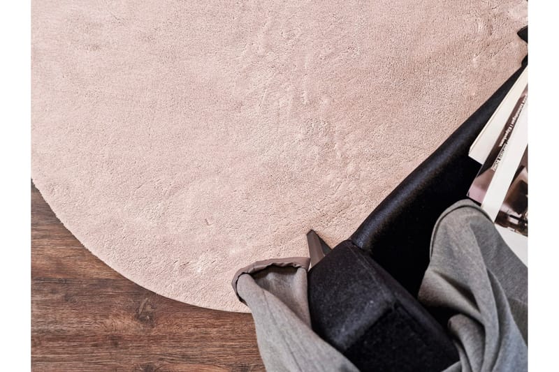 Soft Wiltonmatta 240 cm Rund - Rosa - Textil & mattor - Mattor - Modern matta - Wiltonmattor