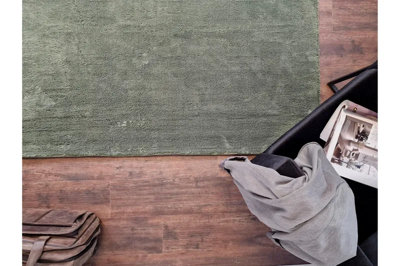 Soft Wiltonmatta 80x230 cm Oval - Smaragdgrön - Textil & mattor - Mattor - Modern matta - Wiltonmattor