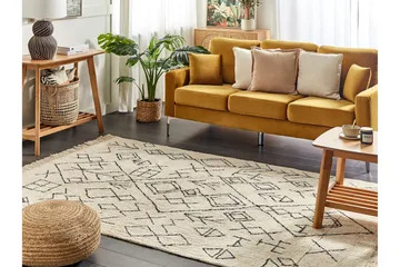 Somek Bomullsmatta 160x230 cm - Beige - Textil & mattor - Mattor - Modern matta - Bomullsmatta