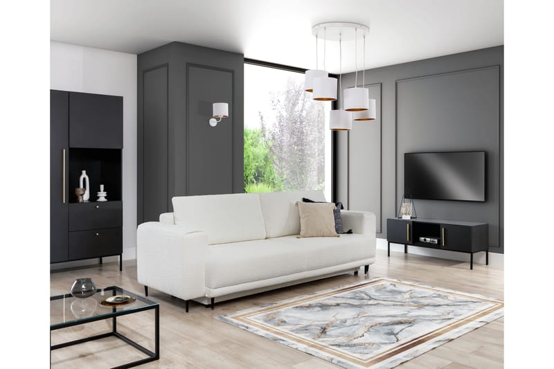 Squitta Ryamatta Rektangulär 220x160 cm - Grå - Textil & mattor - Mattor - Modern matta - Ryamatta & luggmatta