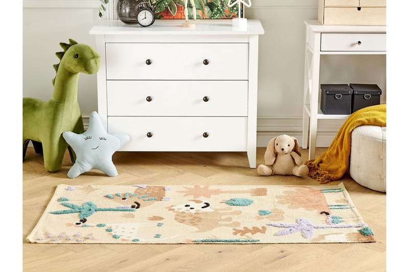 Stabat Bomullsmatta 80x150 cm - Orange - Textil & mattor - Mattor - Modern matta - Bomullsmatta