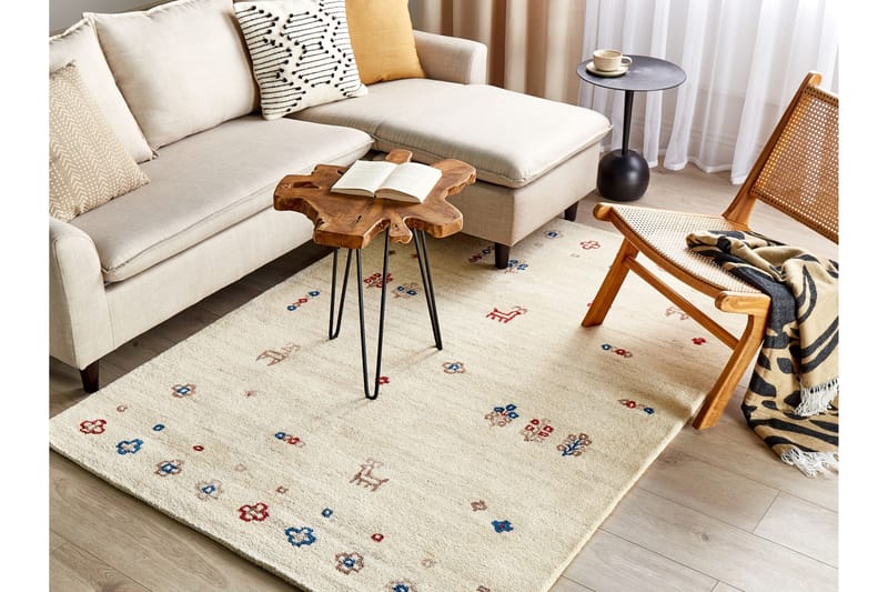 Suluca Ryamatta 140x200 cm - Beige - Textil & mattor - Mattor - Modern matta - Ryamatta & luggmatta