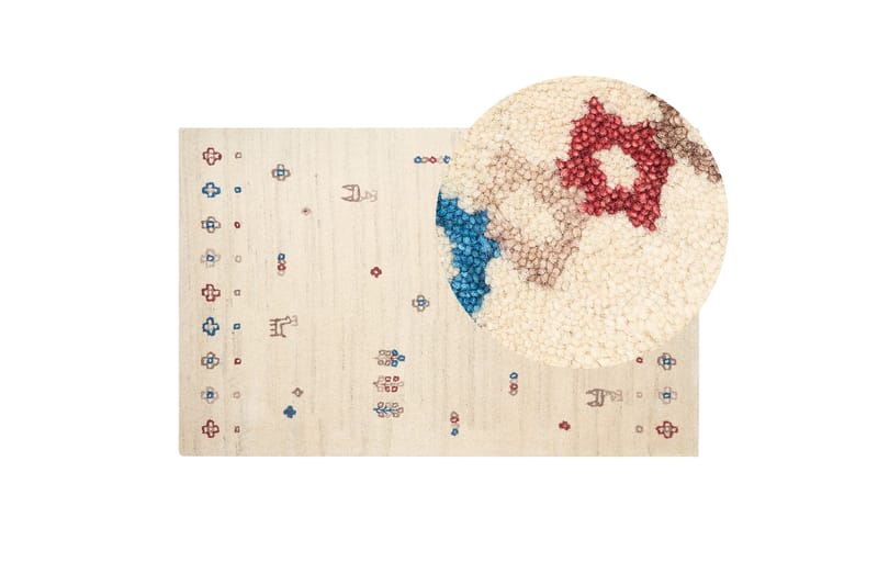 Suluca Ryamatta 140x200 cm - Beige - Textil & mattor - Mattor - Modern matta - Ryamatta & luggmatta