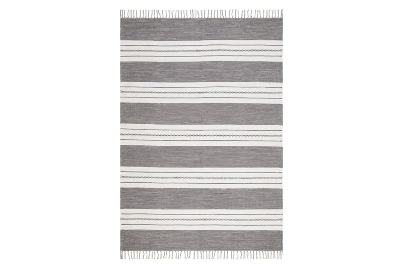 Sund Bomullsmatta 160x230 cm Rektangulär - Grå - Textil & mattor - Mattor - Modern matta - Bomullsmatta