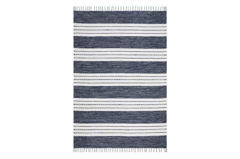 Sund Bomullsmatta 200x300 cm Rektangulär - Blå - Textil & mattor - Mattor - Modern matta - Bomullsmatta