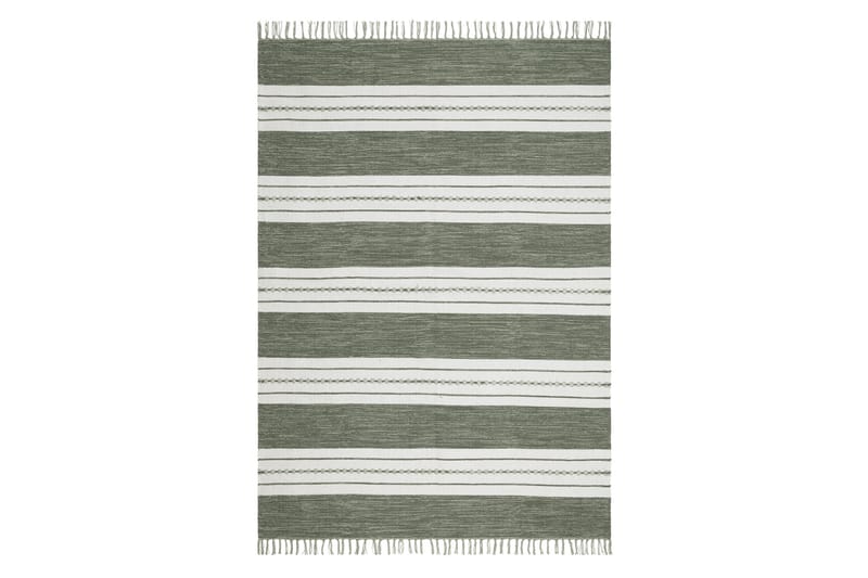 Sund Bomullsmatta 200x300 cm Rektangulär - Grön - Textil & mattor - Mattor - Modern matta - Bomullsmatta