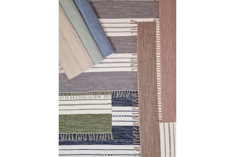 Sund Bomullsmatta 75x150 cm Oval - Mörkbeige - Textil & mattor - Mattor - Modern matta - Bomullsmatta