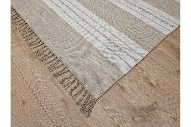 Sund Bomullsmatta 75x150 cm Oval - Natur - Textil & mattor - Mattor - Modern matta - Bomullsmatta