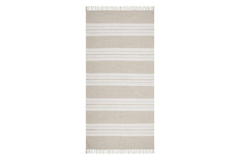 Sund Bomullsmatta 75x150 cm Oval, Natur