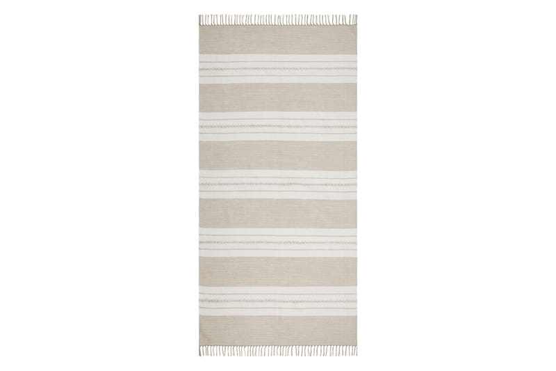 Sund Bomullsmatta 75x220 cm Oval - Natur - Textil & mattor - Mattor - Modern matta - Bomullsmatta