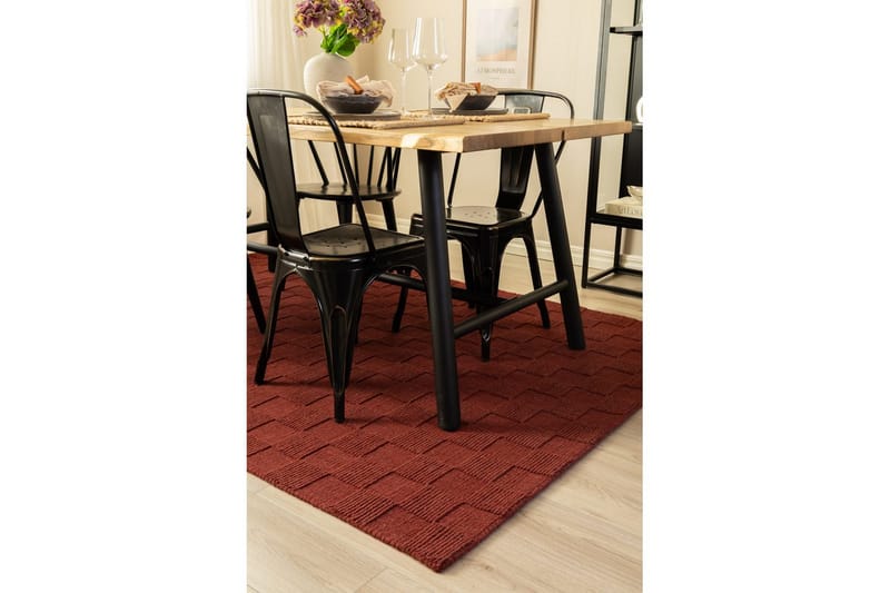 Sydney Ullmatta 160x230 cm - Röd - Textil & mattor - Mattor - Modern matta - Ullmatta