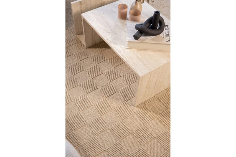 Sydney Ullmatta 200x200 cm - Beige - Textil & mattor - Mattor - Modern matta - Ullmatta