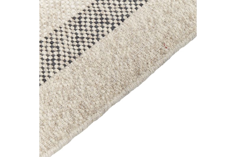 Tacettin Ullmatta 140x200 cm - Svart/Vit - Textil & mattor - Mattor - Modern matta - Ullmatta