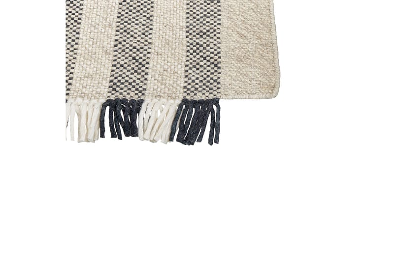 Tacettin Ullmatta 140x200 cm - Svart/Vit - Textil & mattor - Mattor - Modern matta - Ullmatta
