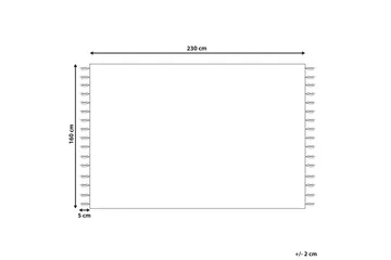 Talpur Jutematta 160x230 cm - Gul - Textil & mattor - Mattor - Modern matta - Sisalmattor