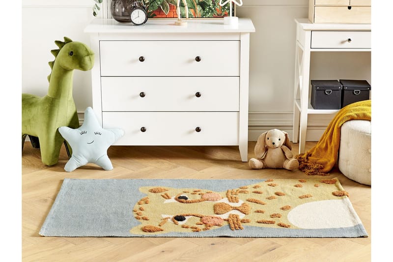 Tangse Bomullsmatta 80x150 cm - Gul - Textil & mattor - Mattor - Modern matta - Bomullsmatta