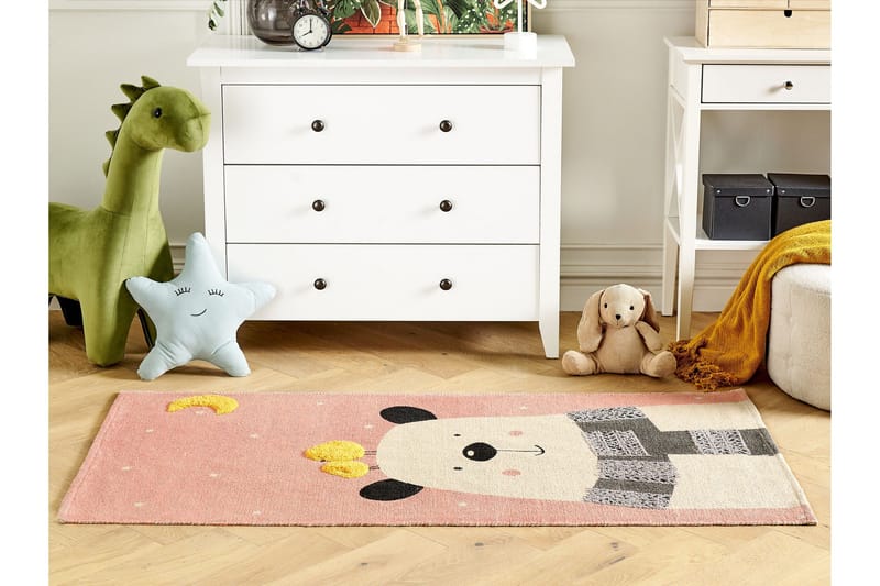 Tapak Bomullsmatta 80x150 cm - Rosa - Textil & mattor - Mattor - Modern matta - Bomullsmatta