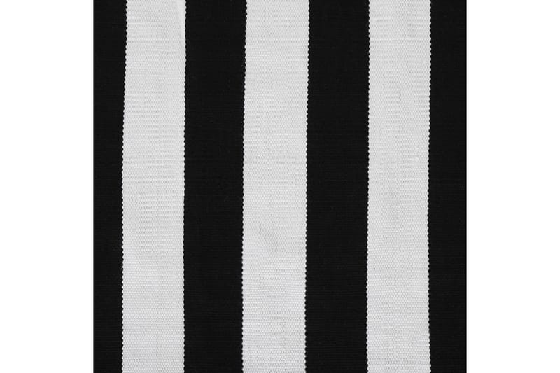 Tavas Ryamatta 80x150 cm - Svart/Vit - Textil & mattor - Mattor - Modern matta - Ryamatta & luggmatta