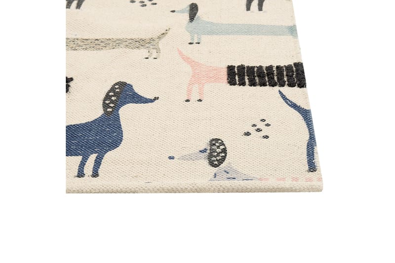 Temiaj Bomullsmatta 80x150 cm - Beige - Textil & mattor - Mattor - Modern matta - Bomullsmatta