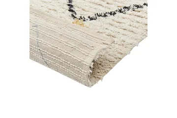 Tezpur Bomullsmatta 140x200 cm - Beige - Textil & mattor - Mattor - Modern matta - Bomullsmatta