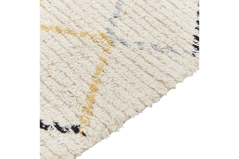 Tezpur Bomullsmatta 140x200 cm - Beige - Textil & mattor - Mattor - Modern matta - Bomullsmatta