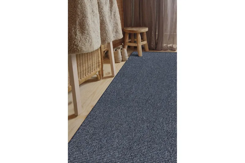Titan Tuftad matta 80x320 cm - Blå - Textil & mattor - Mattor - Modern matta - Wiltonmattor
