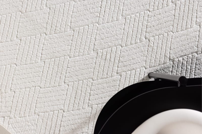 Todd Plastmatta 200x290 cm - Vit - Textil & mattor - Mattor - Modern matta - Bomullsmatta