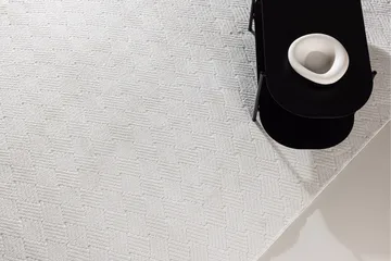 Todd Plastmatta 200x290 cm - Vit - Textil & mattor - Mattor - Modern matta - Bomullsmatta