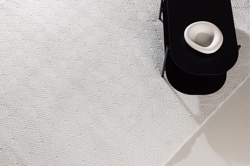 Todd Plastmatta 200x290 cm - Vit - Textil & mattor - Mattor - Modern matta - Bomullsmatta