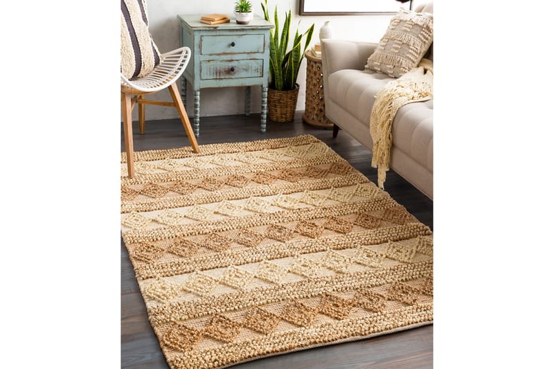 Tofu Jutematta 90x150 cm Rektangulär - Beige - Textil & mattor - Mattor - Modern matta - Sisalmattor