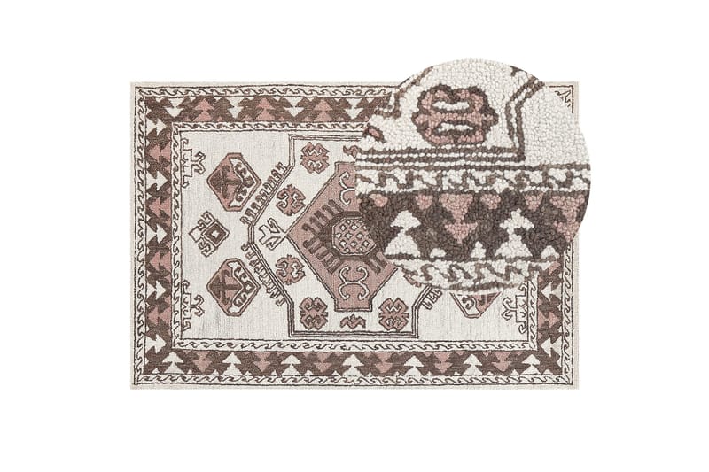 Tomarza Ullmatta 140x200 cm - Brun - Textil & mattor - Mattor - Modern matta - Ullmatta