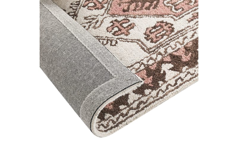 Tomarza Ullmatta 200x200 cm Kvadratisk - Brun - Textil & mattor - Mattor - Modern matta - Ullmatta