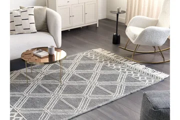 Toprakkale Ullmatta 160x230 cm - Grå - Textil & mattor - Mattor - Modern matta - Ullmatta
