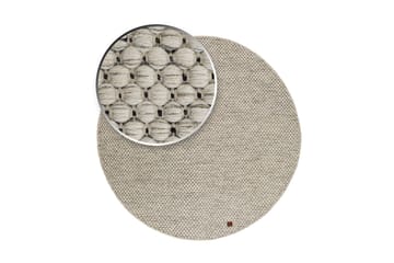 Torekov Ullmatta Rund 200 cm - Vit - Textil & mattor - Mattor - Modern matta - Ullmatta