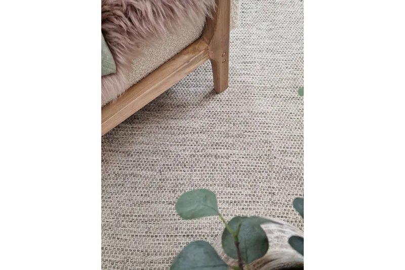 Torsby Ullmatta 140x200 cm Rektangulär - Beige - Textil & mattor - Mattor - Modern matta - Ullmatta
