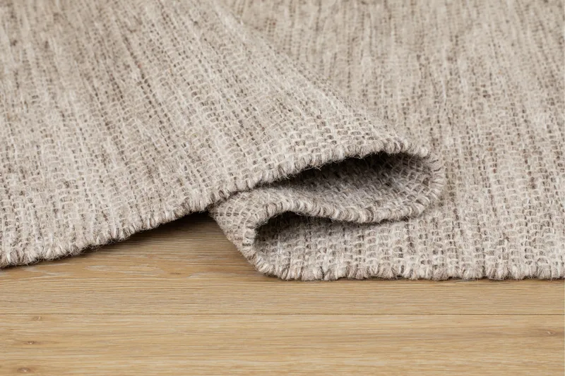 Torsby Ullmatta 140x200 cm Rektangulär - Beige - Textil & mattor - Mattor - Modern matta - Ullmatta
