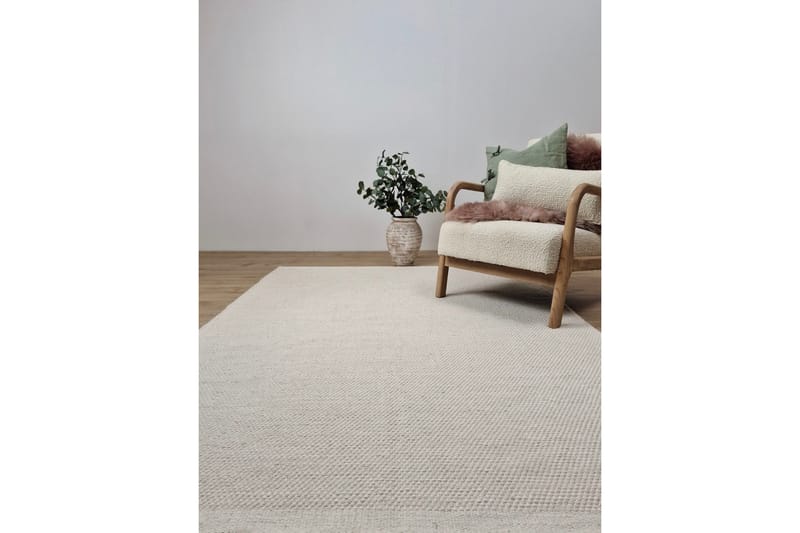 Torsby Ullmatta 200x290 cm Rektangulär - Vit - Textil & mattor - Mattor - Modern matta - Ullmatta