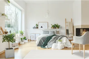 Torsby Ullmatta 200x290 cm Rektangulär - Vit - Textil & mattor - Mattor - Modern matta - Ullmatta