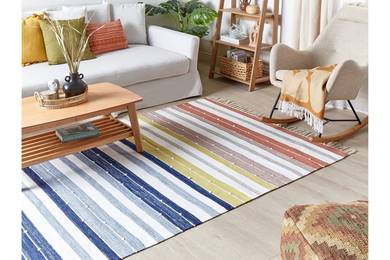 Tozakli Ryamatta 160x230 cm - Blå - Textil & mattor - Mattor - Modern matta - Ryamatta & luggmatta