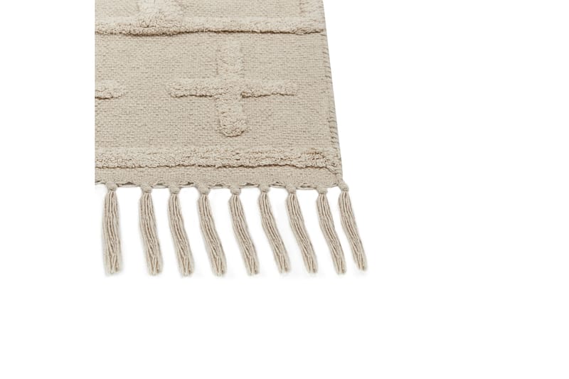 Tozlu Bomullsmatta 80x230 cm - Beige - Textil & mattor - Mattor - Modern matta - Bomullsmatta